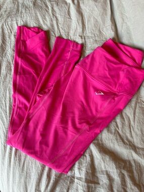 Gymshark Womens Hot Pink Workout Leggings